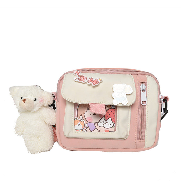 Wholesale Customized new canvas bag, crossbody bag, artistic versatile, cute shoulder bag
