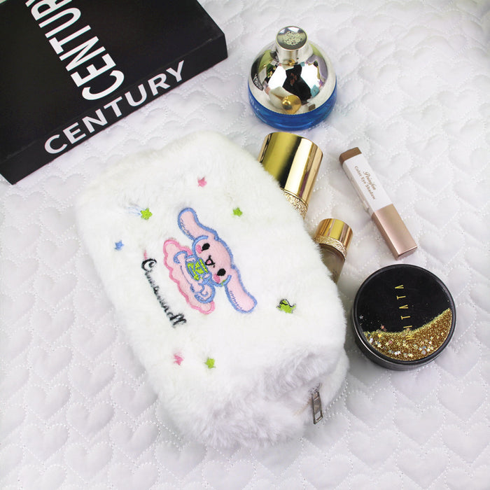 Wholesale Large Capacity Cartoon Plush Stationery Bag