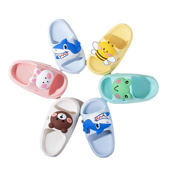 Wholesale  Children's Slippers Cartoon Soft Bottom Boys and Girls Indoor Baby  Cute Sandals