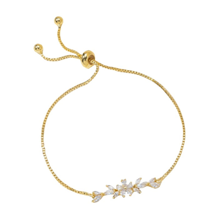 Wholesale Fashionable and trendy zircon bracelet with a light luxury temperament and a high-end feel. Zircon jewelry