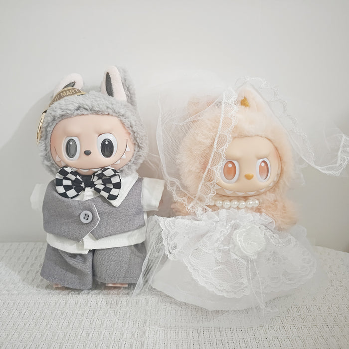 Wholesale 17CM wedding dress creative  suit set