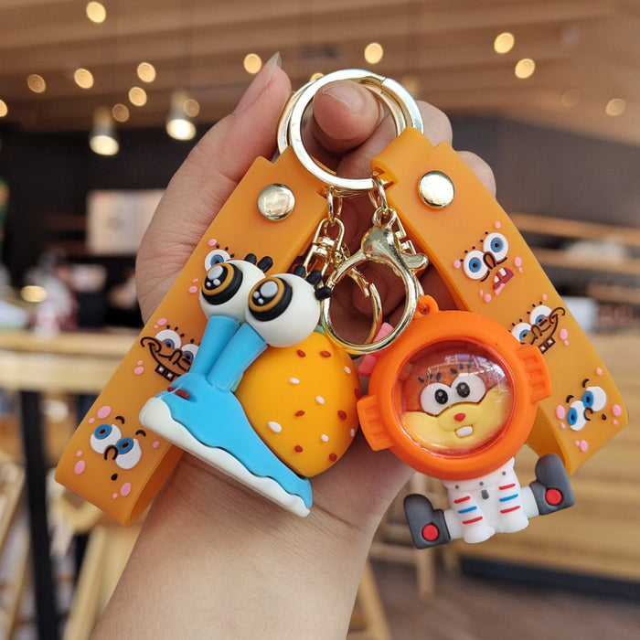 Wholesale Cartoon Silicone Doll Keychain JDC-KC-ZhuoRan024