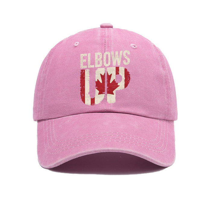 Wholesale Washed retro printed baseball cap and duckbill cap