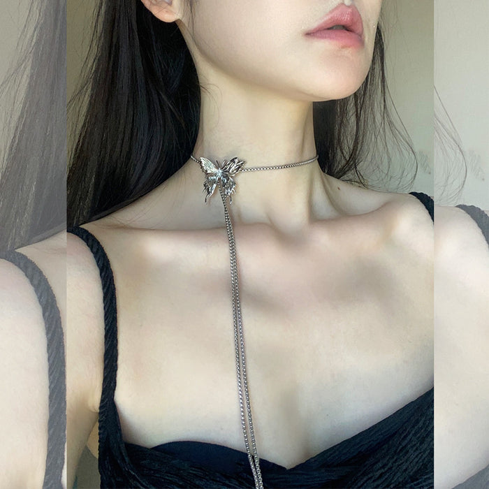 Wholesale Butterfly necklace  waist chain necklace accessories clavicle