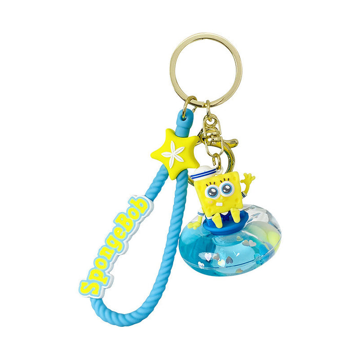 Wholesale Cartoon Swimming Circle Oil Acrylic Keychain (F) JDC-KC-SCheng047