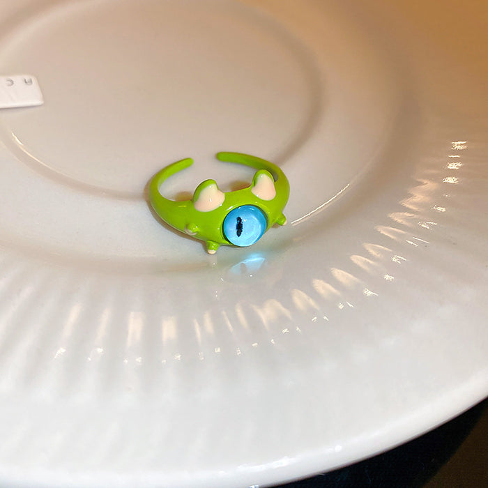 Wholesale Funny ring, niche design, cartoon personality