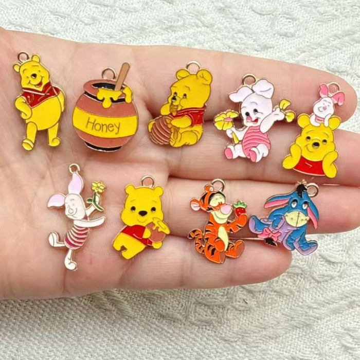 Wholesale Cute cartoon-style enamel alloy DIY pendant