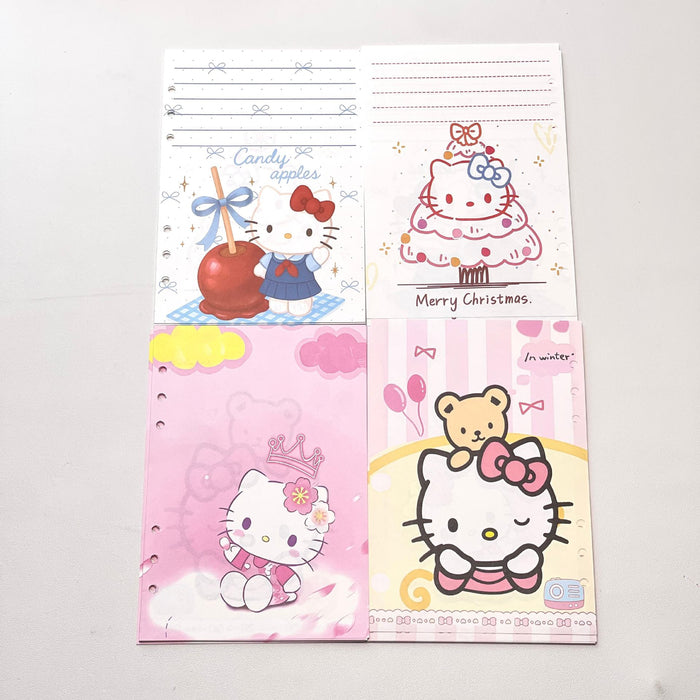 Wholesale A5 Cartoon 6-Hole Ruled Loose Leaf Refill Paper 100 Sheets