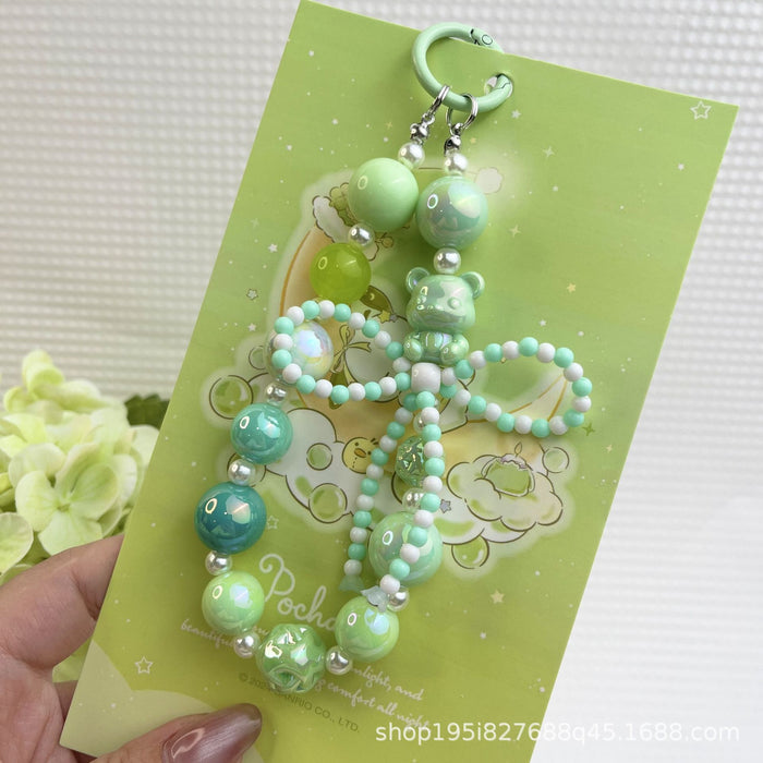 Wholesale Bracelet Decorative Pendant Mobile Phone Hanging Keychain Doll DIY Cute Bag Hanging Chain