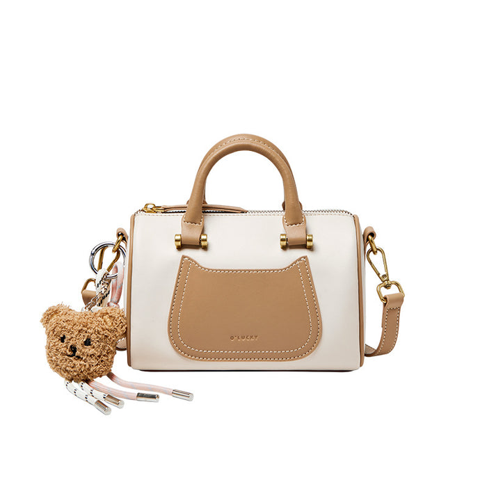 Wholesale Leather handbag, new versatile and fashionable shoulder bag, commuting high-end feeling, large capacity crossbody bag