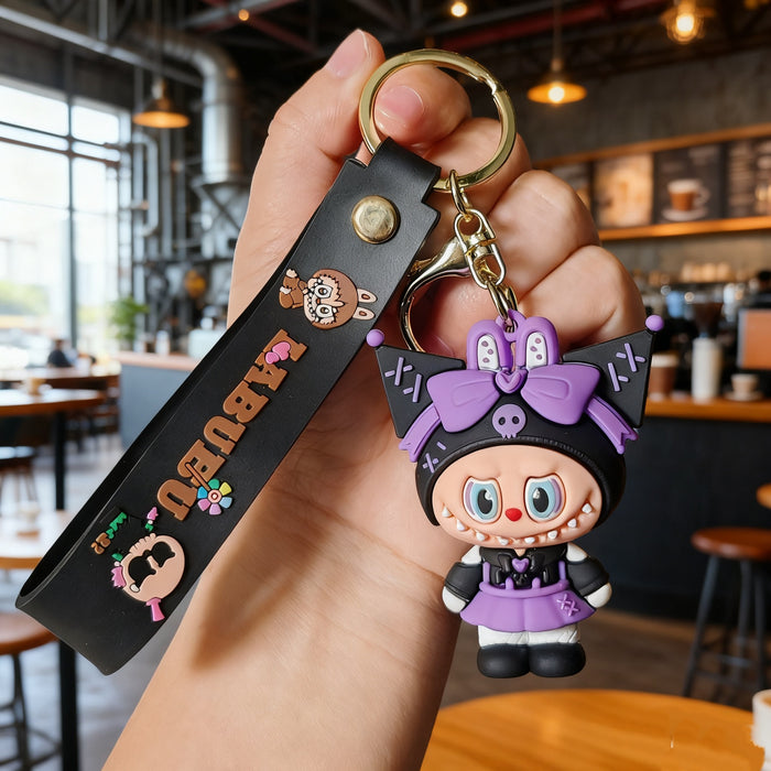 Wholesale Cute cartoon silicone keychain