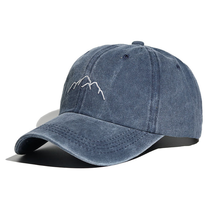 Wholesale Embroidery Washed Distressed Cotton Baseball Cap JDC-FH-Chunq009