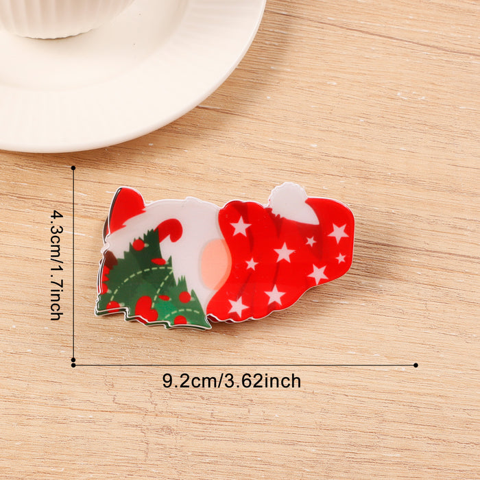 Wholesale Ornaments Cross-border Christmas Cartoon Clip Star Pattern
