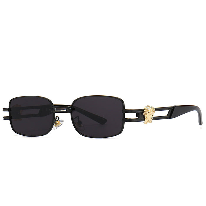 Wholesale Fashionable metal frameless sunglasses, high-end sunshade sunglasses, street photography trend