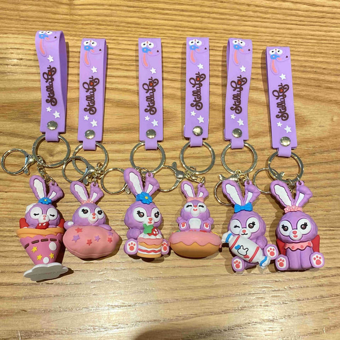 Wholesale Silicone Cartoon Doll Keychain JDC-KC-MingT213