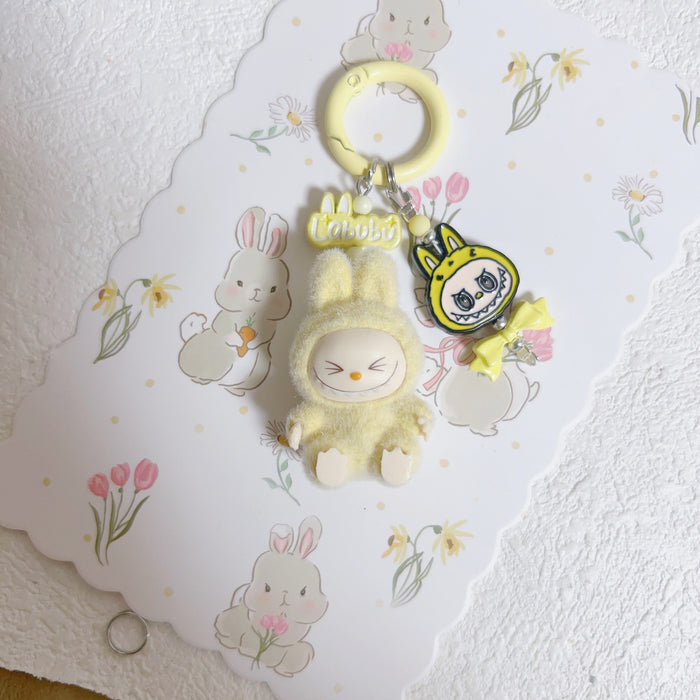 Wholesale Doll vinyl doll mobile phone pendant key chain handmade DIY car pendant