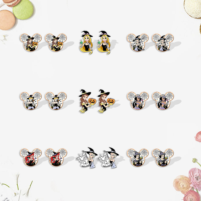 Wholesale Halloween Series Resin Earrings JDC-ES-KaLu006