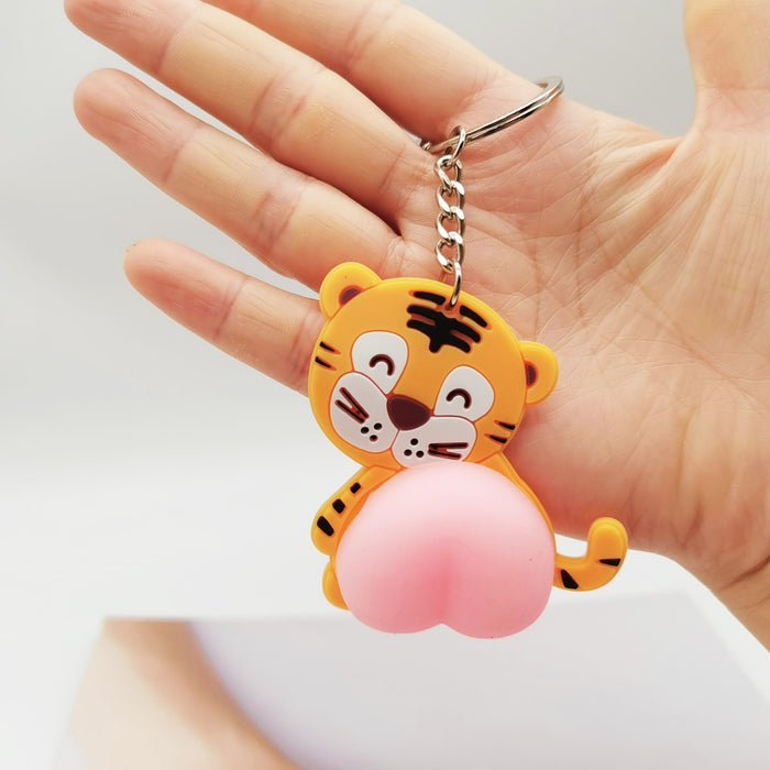 Wholesale PVC Butt Doll Keychain JDC-KC-XiangY066