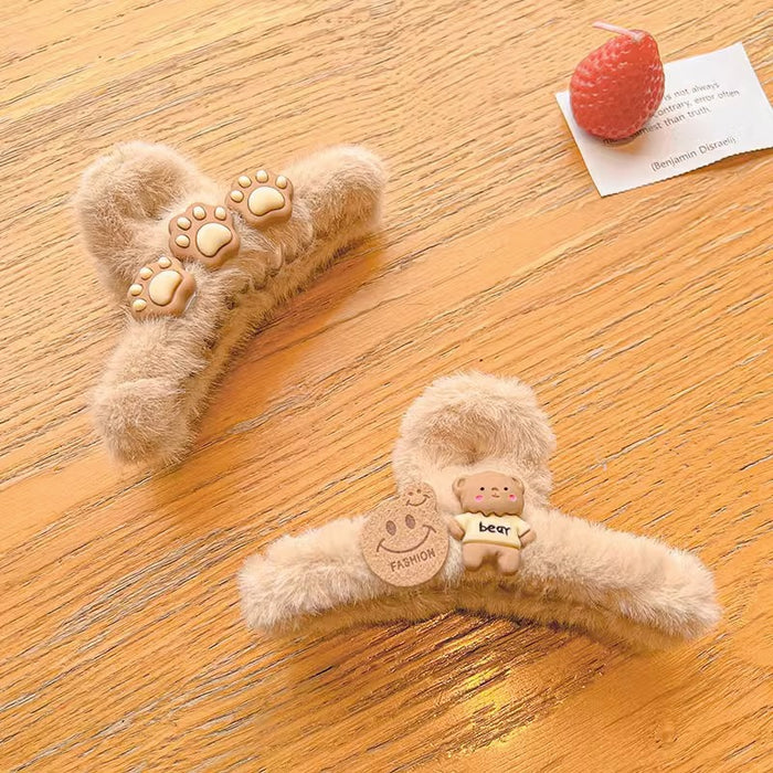 Wholesale Autumn and Winter Plush Grab Clip Large Size JDC-HC-DF002