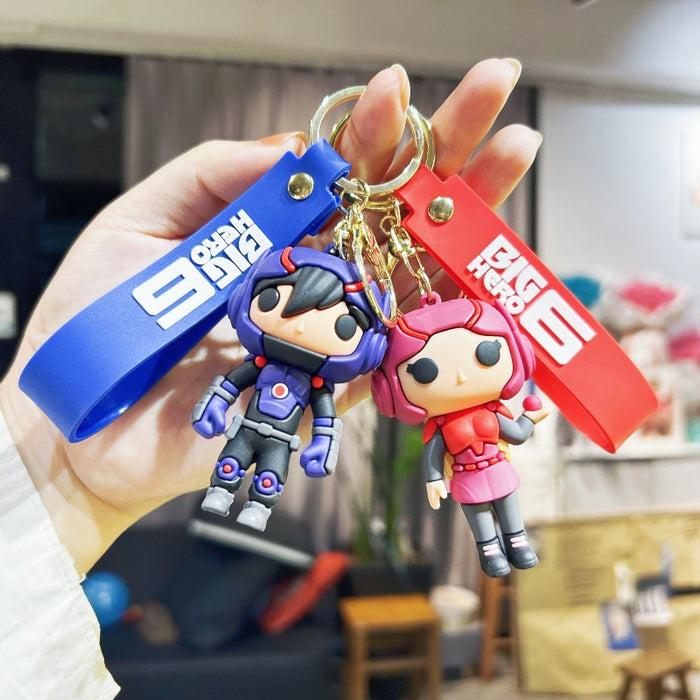 Wholesale PVC Cartoon Doll Keychain JDC-KC-WuYi192