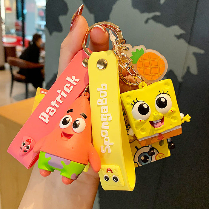 Wholesale Silicone Cartoon Doll Keychain JDC-KC-JiShi001