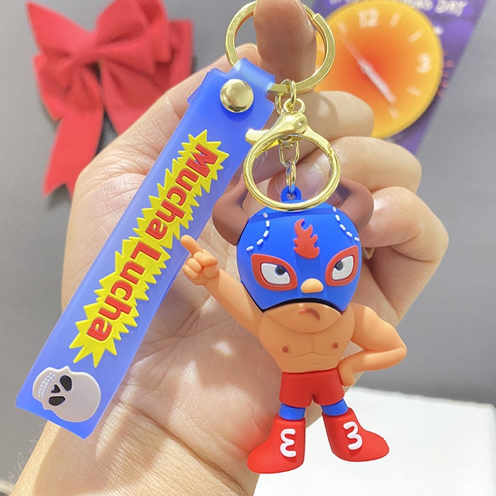 Wholesale PVC Cartoon Doll Keychain JDC-KC-WuYi118