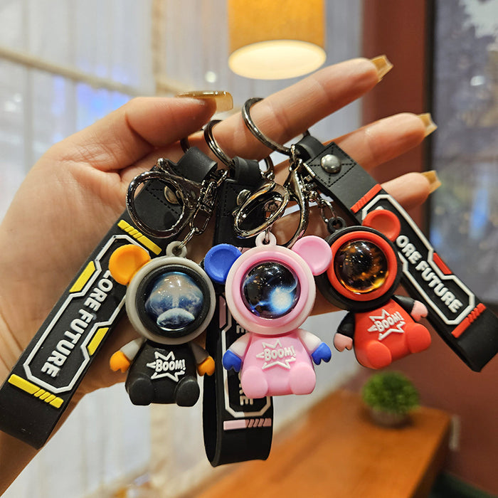 Wholesale Cartoon Doll Silicone Keychain JDC-KC-MingT260