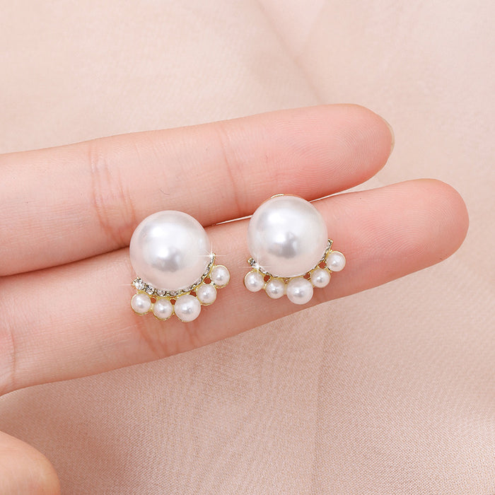 Wholesale cat claw pearl earrings women's niche retro atmosphere