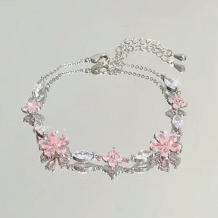 Wholesale Zircon bow bracelet, niche, light luxury temperament, high-end jewelry
