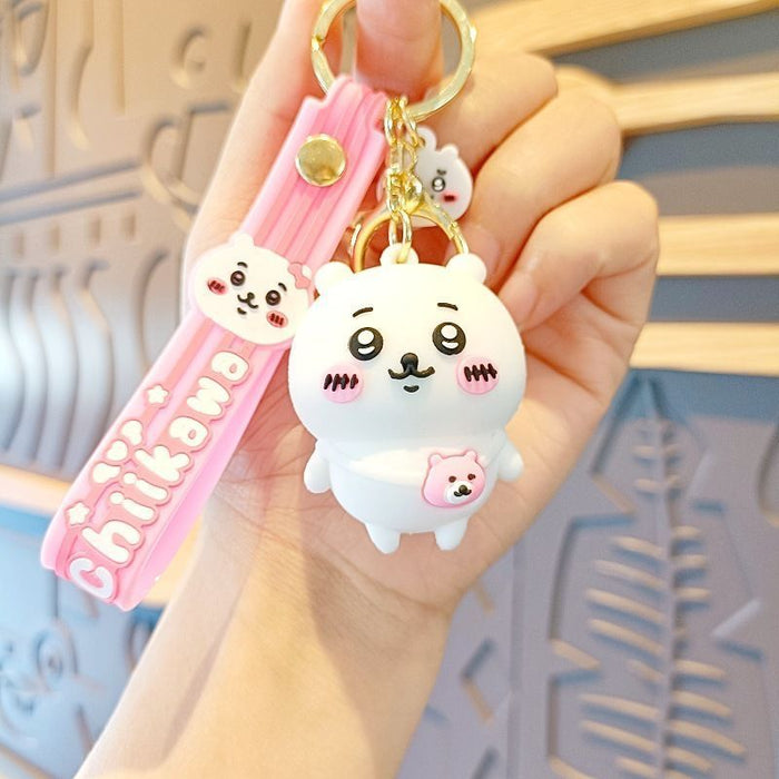 Wholesale Creative Cartoon Resin Doll Keychain JDC-KC-XingLao006