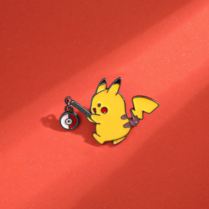 Wholesale Anime Cartoon Peripheral Metal Badge Cute Brooch Trendy Bag Accessories Alloy Jewelry