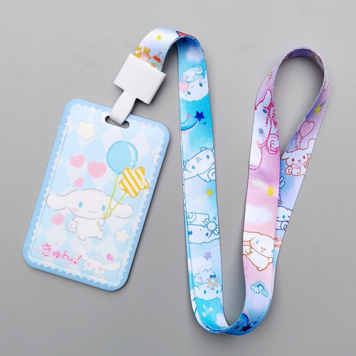 Wholesale Cartoon Style Plastic Card Holder With Neck Strap For Everyday Campus Use Stylish Gift