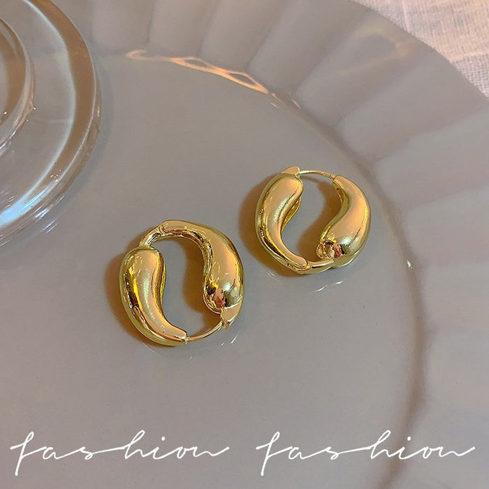 Wholesale Retro high-end romantic surround earrings with earrings, fashionable and versatile temperament, earrings and accessories