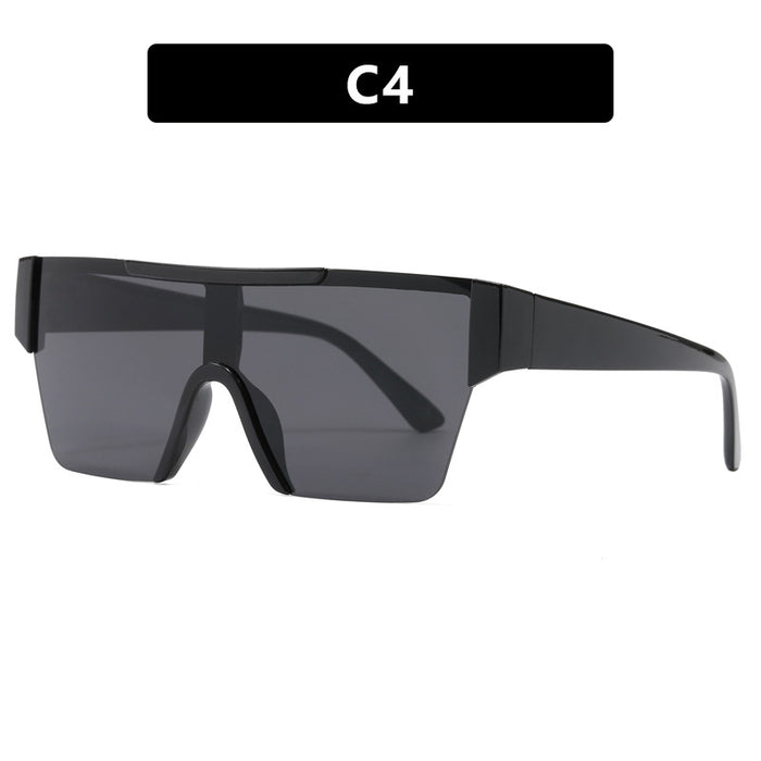 Wholesale Personalized futuristic sunglasses, windproof riding goggles, hiking UV resistant sunglasses, large face glasses