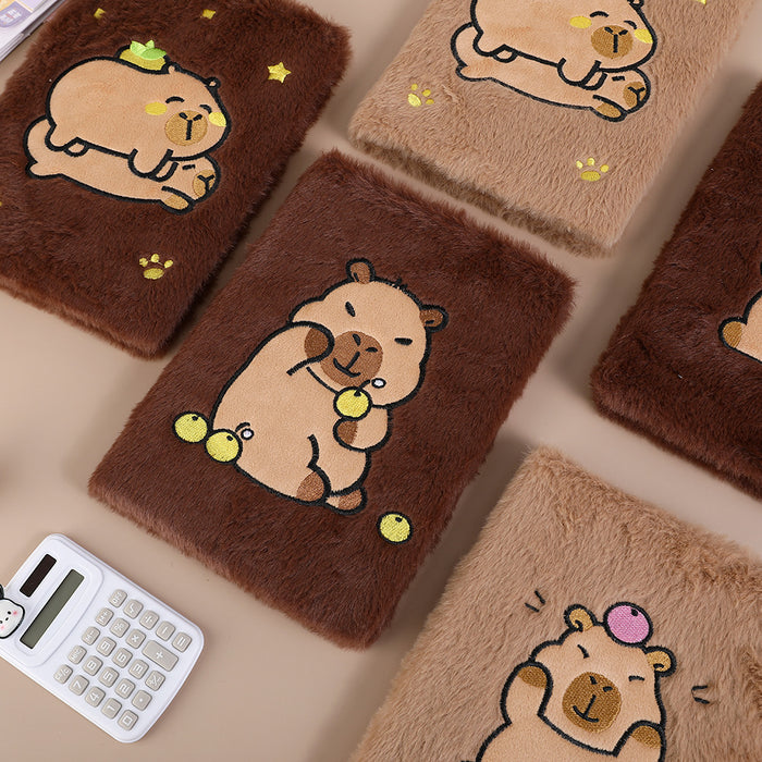 Wholesale Cute Cartonica Plush Children NoteBook