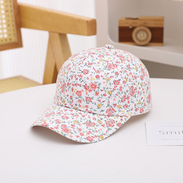 Wholesale Children's Hat Fashion Graffiti Printed Baby Baseball Hat Sunshade Duck Tongue Hat
