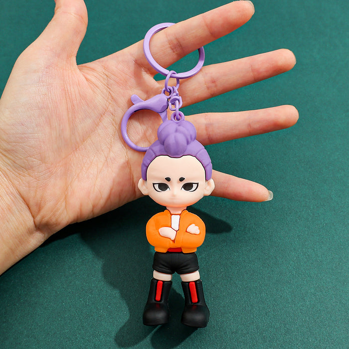 Wholesale Kpop Anime Backpack Pendant Keychains