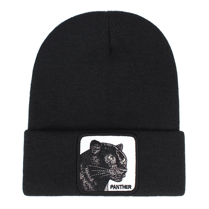 Wholesale Knitting Embroidery Acrylic Cartoon Fashionhats Winter Warm JDC-FH-JingK005