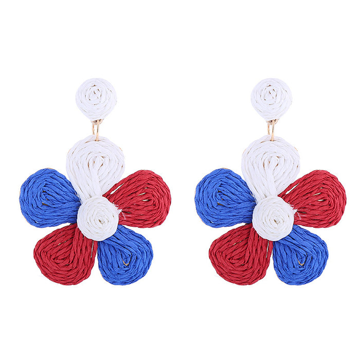 Wholesale Independence Day Earrings JDC-ES-ChouTteng012