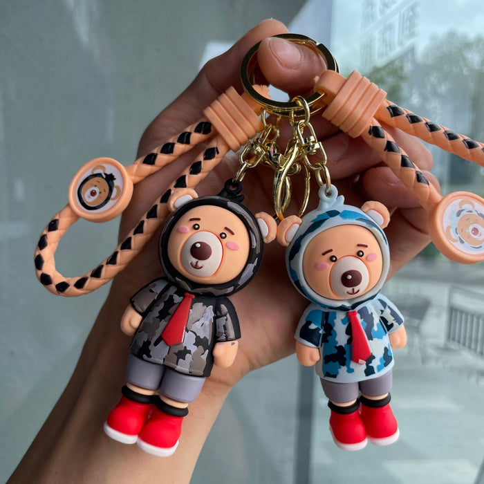 Wholesale Fashion Keychain Car Keychain Cartoon Doll Student Backpack Pendant Creative