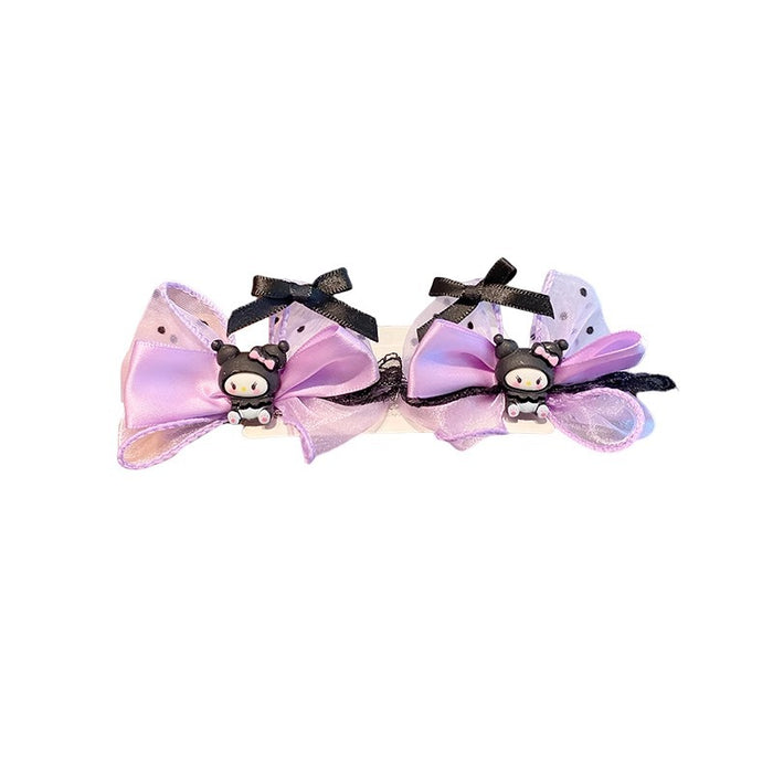 Wholesale cartoon hairpin bow ribbon tassel hairpin headdress cute