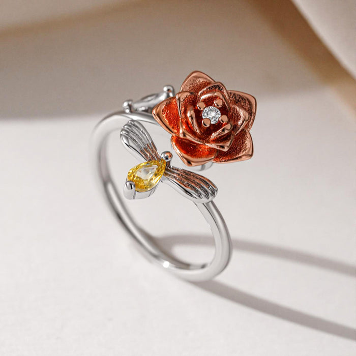 Wholesale Adjustable Rotating Ring for Women Trendy Jewelry Accessory