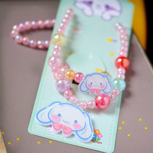 Wholesale Sweet Children Princess Jewelry Beaded Necklace