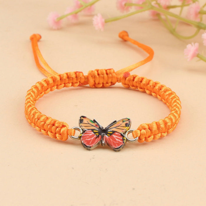 Wholesale Butterfly Bracelet Couple Handmade Woven JDC-BT-SX019