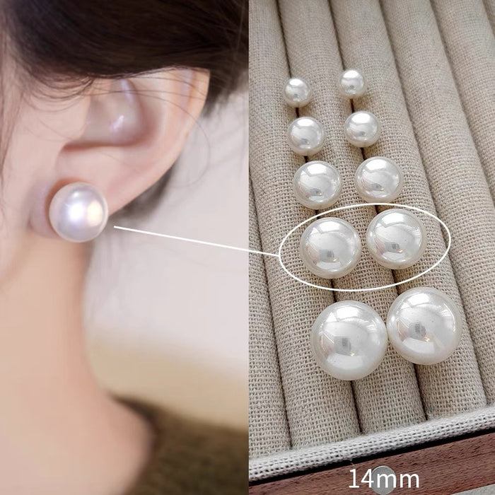 Wholesale Pearl earrings, versatile earrings, silver ear studs