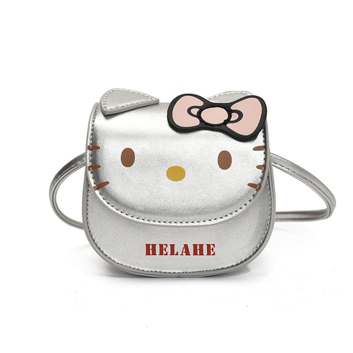 Wholesale Children's bag cartoon cute cat baby coin purse stylish parent-child crossbody bag headphones