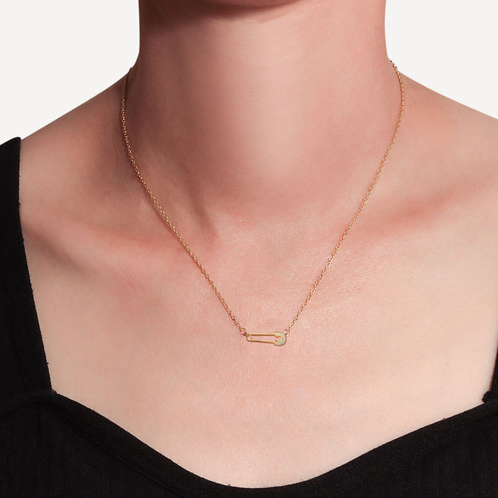 Wholesale Geometric Rhinestone Collarbone Necklace Minimalist Fashion Accessory For Women Layering Jewelry Gift And Boutique Resale