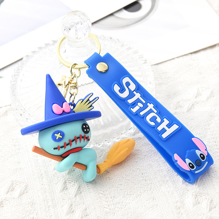 Wholesale  Cartoon  Keychain Soft  Key Pendant Couple Small Gift