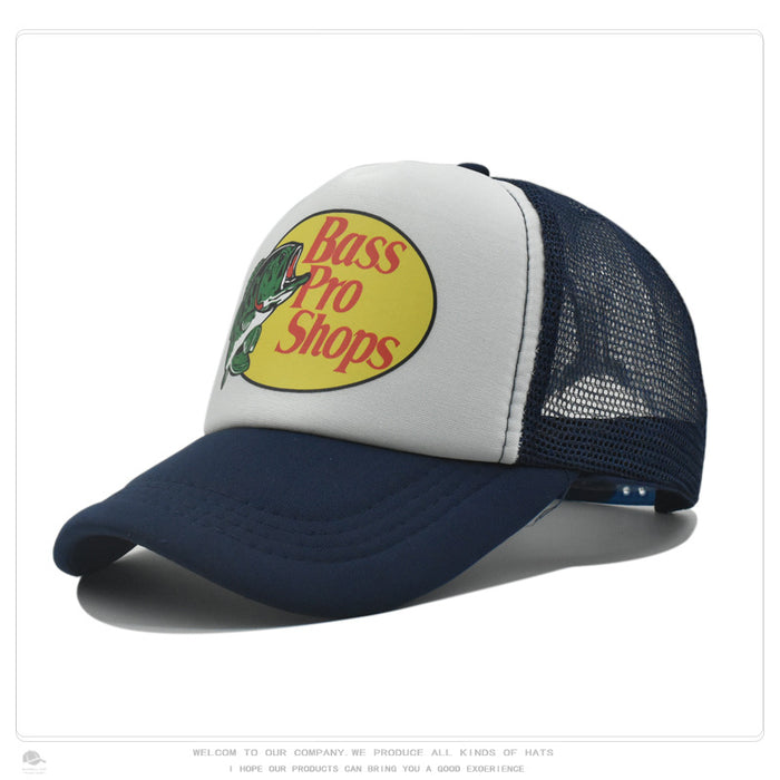 Wholesale Printed baseball cap summer net cap outdoor sunscreen sunshade driver cap