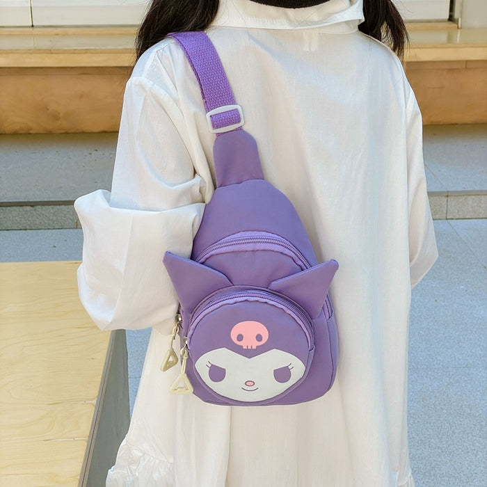 Wholesale New Children's Bag Cute Cartoon Chest Bag Girl Cartoon Outdoor Single Shoulder Travel Backpack